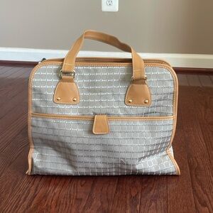 Nylons and manmade leather bag